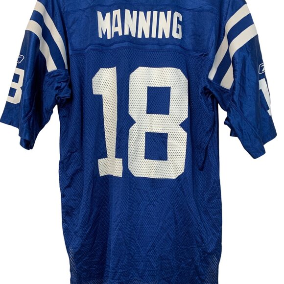 Reebok NFL Equipment Indianapolis Colts Peyton Manning Jersey Mens Size L 7720 - Picture 6 of 9